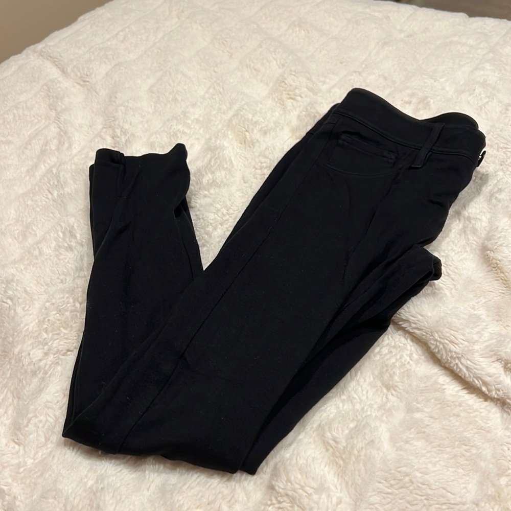 EXPRESS | mid rise black jegging XS